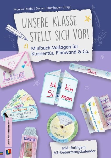 Produktbild: Unsere Klasse stellt sich vor! &ndash; Minibuch-Vorlagen f&uuml;r Klassent&uuml;r, Pinnwand & Co.
