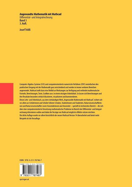 Produktbild: Angewandte Mathematik mit Mathcad. Lehr- und Arbeitsbuch