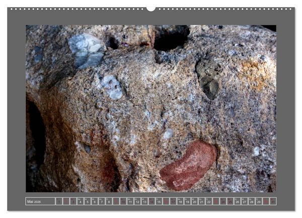 Produktbild: Gesteine und mineralische Bildungen (hochwertiger Premium Wandkalender 2026 DIN A2 quer), Kunstdruck in Hochglanz