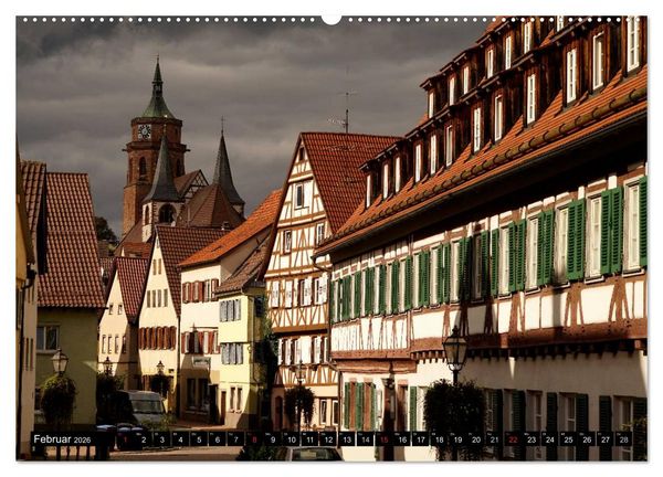 Produktbild: Baden-W&uuml;rttemberg (hochwertiger Premium Wandkalender 2026 DIN A2 quer), Kunstdruck in Hochglanz