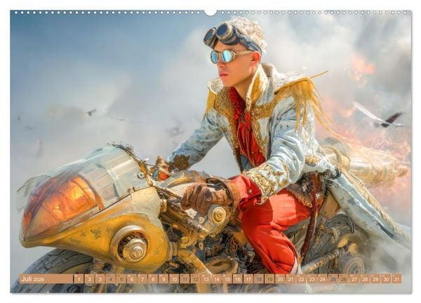 Produktbild: Verr&uuml;ckte Vehicles &ndash; Erfindungsgeist pur (Wandkalender 2026 DIN A2 quer), CALVENDO Monatskalender