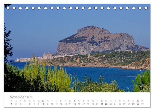 Produktbild: Impressionen aus Sizilien (Tischkalender 2026 DIN A5 quer), CALVENDO Monatskalender