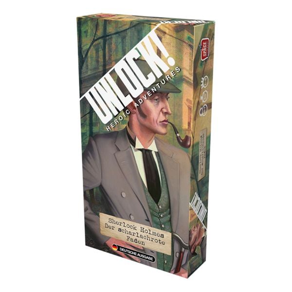 Produktbild: Unlock! Sherlock Holmes: Der scharlachrote Faden (Einzelszenario) Box5B