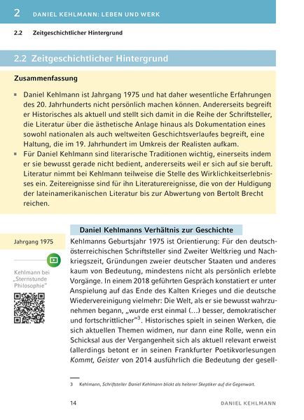 Produktbild: Ruhm von Daniel Kehlmann