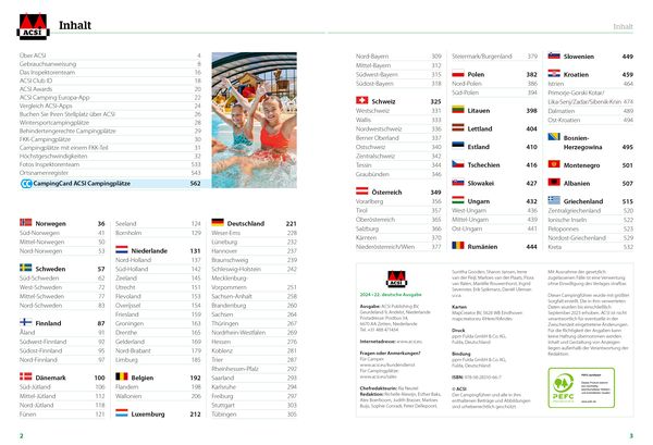 Produktbild: ACSI Campingf&uuml;hrer Europa 2024