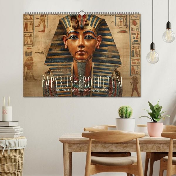 Produktbild: Papyrus-Propheten - KI-Enth&uuml;llungen aus der Vergangenheit (Wandkalender 2026 DIN A2 quer), CALVENDO Monatskalender