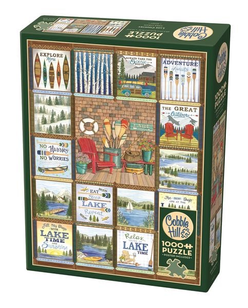 Produktbild: COBBLE HILL PUZZLES - Lake Country 1000 Teile