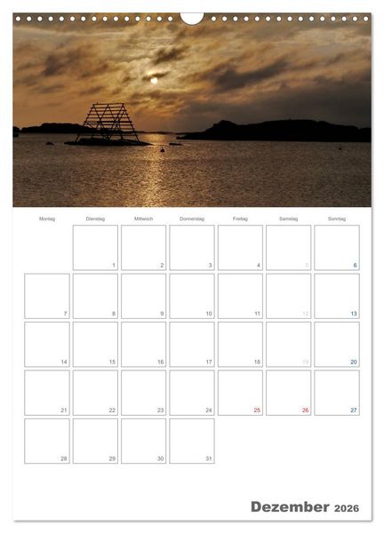 Produktbild: Typisch Schwedisch Bohusl&auml;n (Wandkalender 2026 DIN A3 hoch), CALVENDO Monatskalender