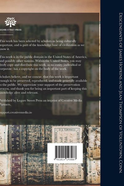 Produktbild: Descendants of James Hopkins and Jean Thompson of Voluntown, Conn.; pt.2