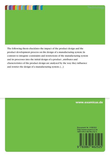 Produktbild: The Impact of Product Design and Product Development on the Production System Design