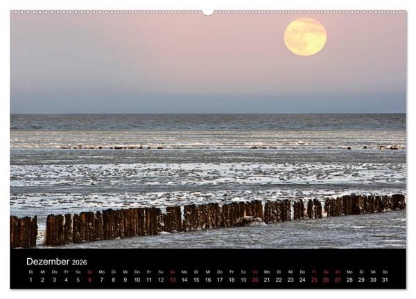 Produktbild: Sylt-Abende - Fotografien von Beate Zoellner (hochwertiger Premium Wandkalender 2026 DIN A2 quer), Kunstdruck in Hochglanz