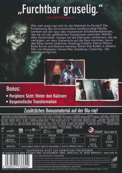 Produktbild: Insidious: Chapter 2
