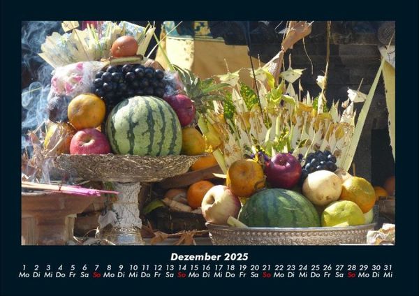 Produktbild: Obstkalender 2025 Fotokalender DIN A4