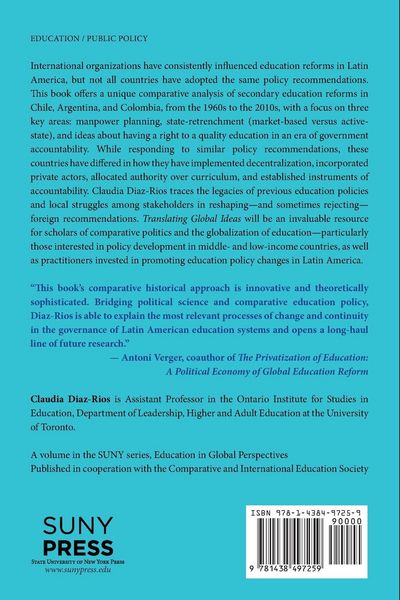 Produktbild: Translating Global Ideas