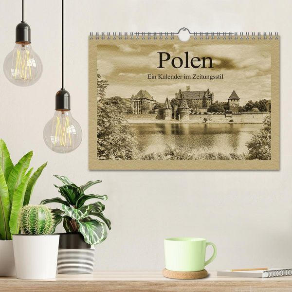 Produktbild: Polen &ndash; Ein Kalender im Zeitungsstil (Wandkalender 2026 DIN A4 quer), CALVENDO Monatskalender