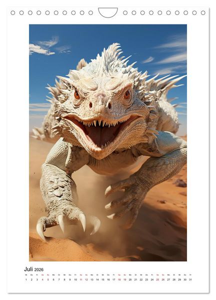 Produktbild: Highspeed Tiere (Wandkalender 2026 DIN A4 hoch), CALVENDO Monatskalender