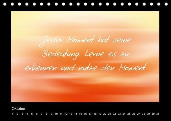 Produktbild: Monatsspr&uuml;che (Tischkalender immerw&auml;hrend DIN A5 quer)