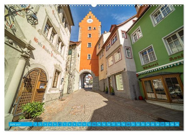 Produktbild: Meersburg - pittoreske Kleinstadt am Bodensee (hochwertiger Premium Wandkalender 2027 DIN A2 quer), Kunstdruck in Hochglanz
