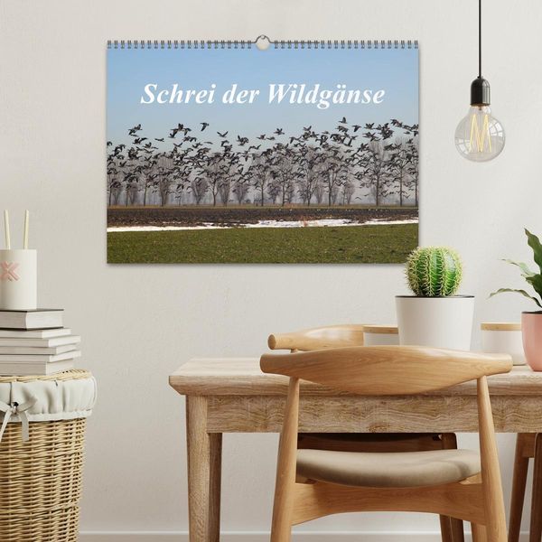 Produktbild: Schrei der Wildg&auml;nse (Wandkalender 2026 DIN A3 quer), CALVENDO Monatskalender