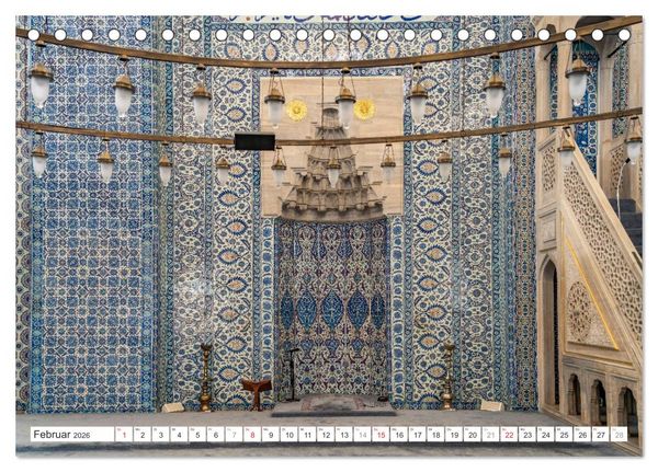 Produktbild: Istanbul - Faszination Moschee (Tischkalender 2026 DIN A5 quer), CALVENDO Monatskalender