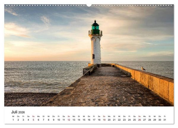 Produktbild: Normandie - Land am Meer (Wandkalender 2026 DIN A2 quer), CALVENDO Monatskalender