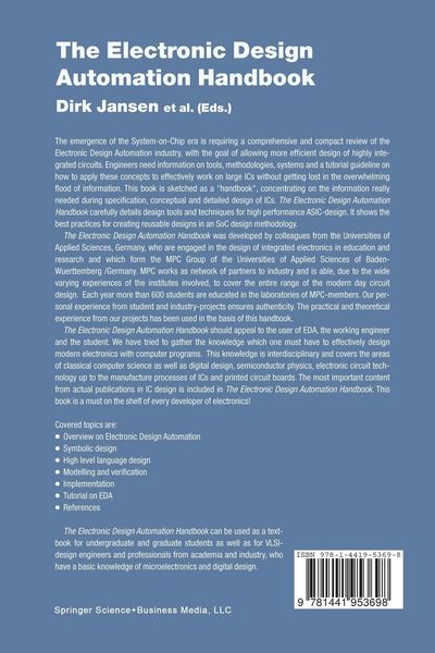 Produktbild: The Electronic Design Automation Handbook
