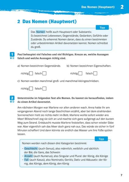Produktbild: 10-Minuten-Training Deutsch Wortarten 5./6. Klasse. Kleine Lernportionen f&uuml;r jeden Tag