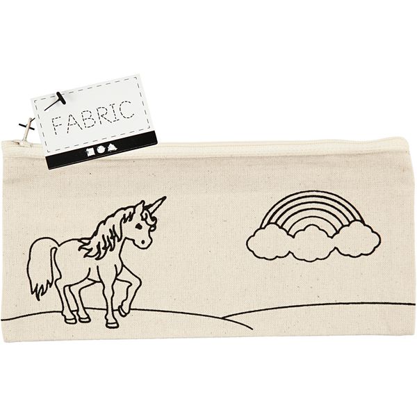 Produktbild: Creativ Company M&auml;ppchen, Einh&ouml;rner, Gr&ouml;&szlig;e 21x9 cm, 245 g, Hellnatur, 1 Stk