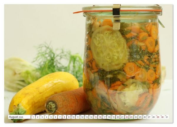 Produktbild: Fermentiertes Gem&uuml;se (Wandkalender 2026 DIN A3 quer), CALVENDO Monatskalender