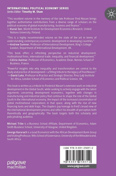 Produktbild: The Political Economy of Global Manufacturing, Business and Finance