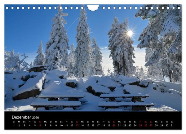 Produktbild: Rund um den Ochsenkopf (Wandkalender 2026 DIN A4 quer), CALVENDO Monatskalender