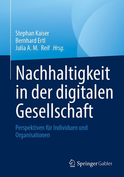 Produktbild: Nachhaltigkeit in der digitalen Gesellschaft