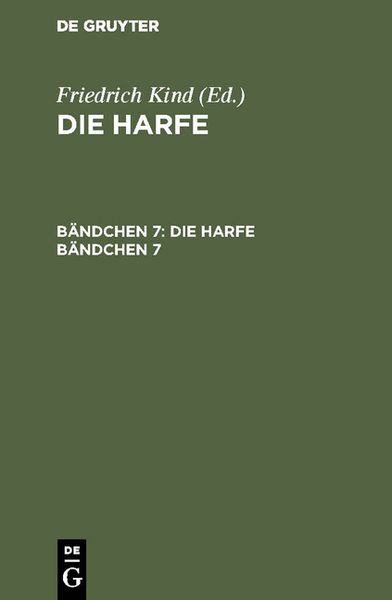 Produktbild: Die Harfe. B&auml;ndchen 7