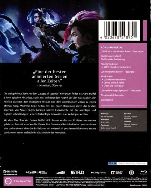 Produktbild: Arcane - League of Legends: Staffel 2 [3 BRs]