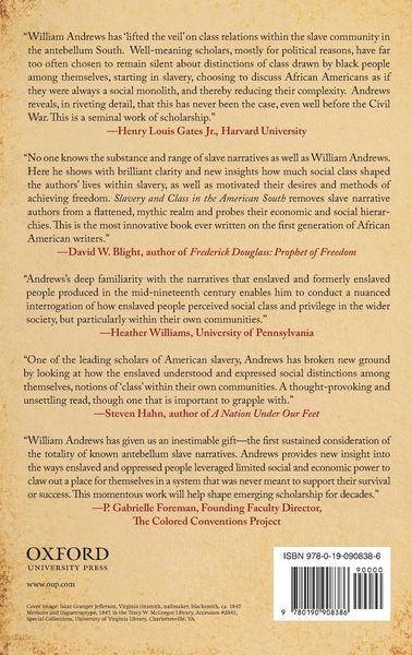Produktbild: Slavery & Class in The American South C
