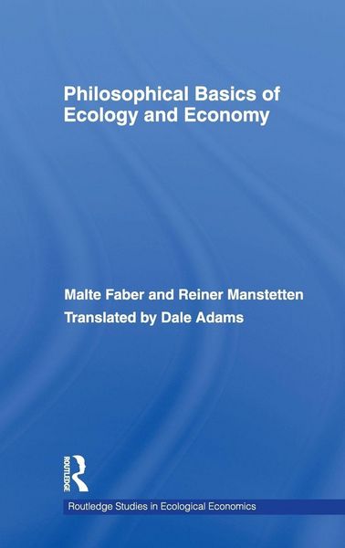 Produktbild: Philosophical Basics of Ecology and Economy