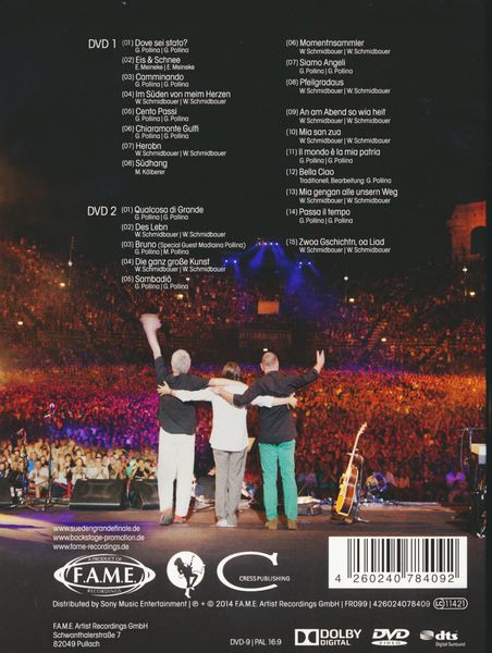 Produktbild: Schmidbauer Pollina K&auml;lberer - Grande Finale/Live in der Arena di Verona [2 DVDs]