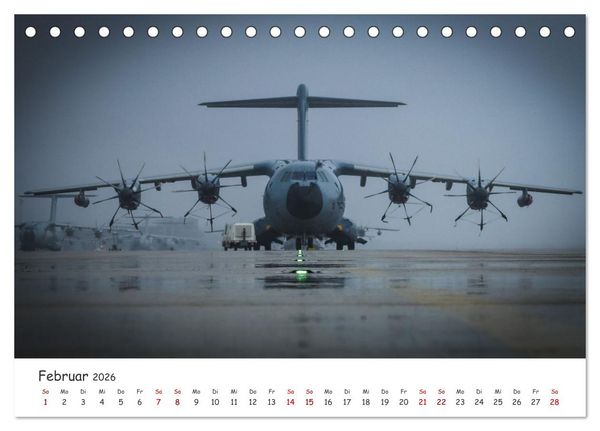 Produktbild: A400M LTG 62 (Tischkalender 2026 DIN A5 quer), CALVENDO Monatskalender