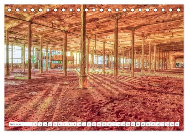 Produktbild: Lost Places - Verlassene R&auml;ume (Tischkalender 2026 DIN A5 quer), CALVENDO Monatskalender