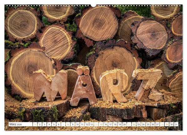 Produktbild: Holz, ein fantastischer Rohstoff. (hochwertiger Premium Wandkalender 2026 DIN A2 quer), Kunstdruck in Hochglanz