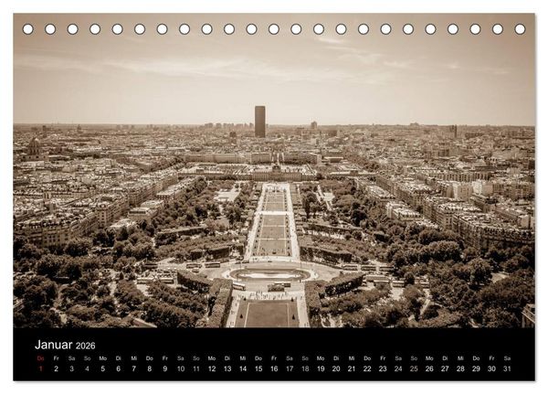 Produktbild: Paris (Tischkalender 2026 DIN A5 quer), CALVENDO Monatskalender
