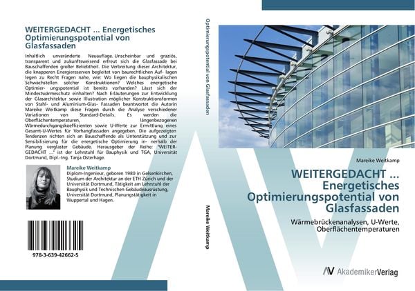 Produktbild: WEITERGEDACHT ... Energetisches Optimierungspotential von Glasfassaden