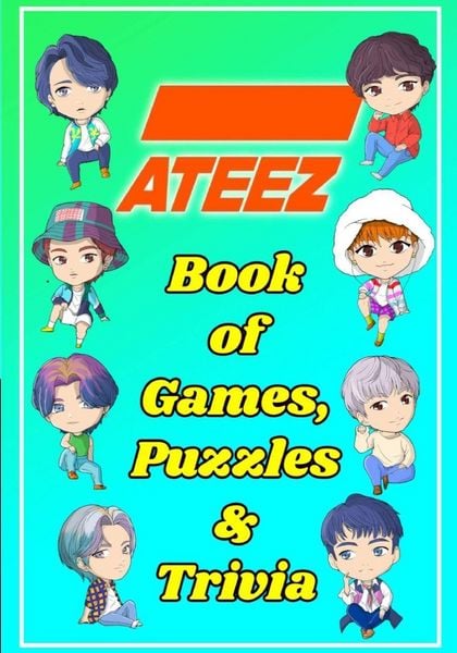 Produktbild: ATEEZ Book Of Games, Puzzles and Trivia