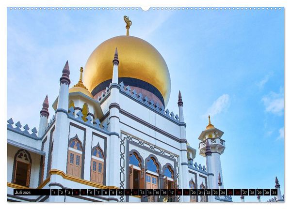Produktbild: Singapur - Tradition trifft Moderne (Wandkalender 2026 DIN A2 quer), CALVENDO Monatskalender