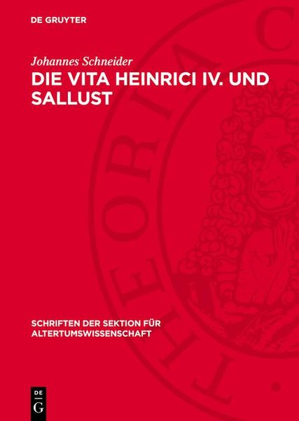 Produktbild: Die Vita Heinrici IV. und Sallust