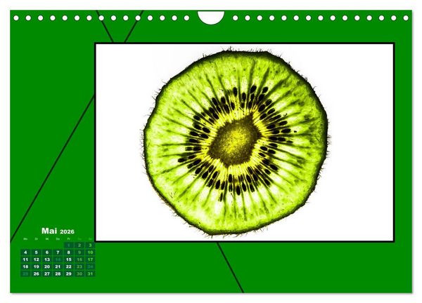 Produktbild: Heilende Farbe Gr&uuml;n (Wandkalender 2026 DIN A4 quer), CALVENDO Monatskalender