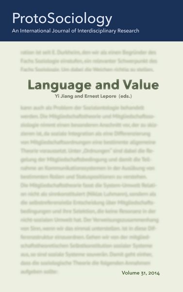 Produktbild: Language and Value