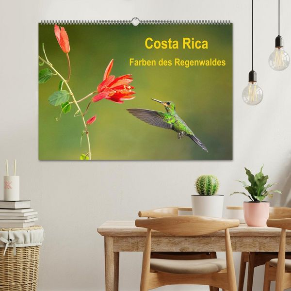 Produktbild: Costa Rica - Farben des Regenwaldes (Wandkalender 2026 DIN A2 quer), CALVENDO Monatskalender