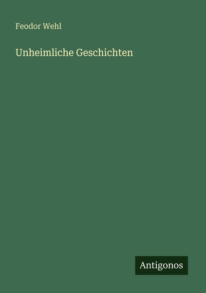 Produktbild: Unheimliche Geschichten
