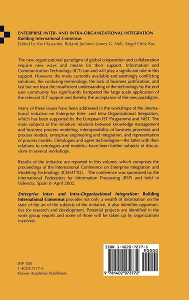 Produktbild: Enterprise Inter- and Intra-Organizational Integration
